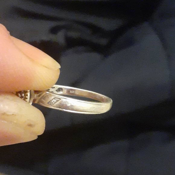 1/4 Karat diamond / silver ring - Picture 3 of 3